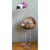 Vintage Coconut and Metal Flamingo Sculpture For Sale - Image 4 of 12