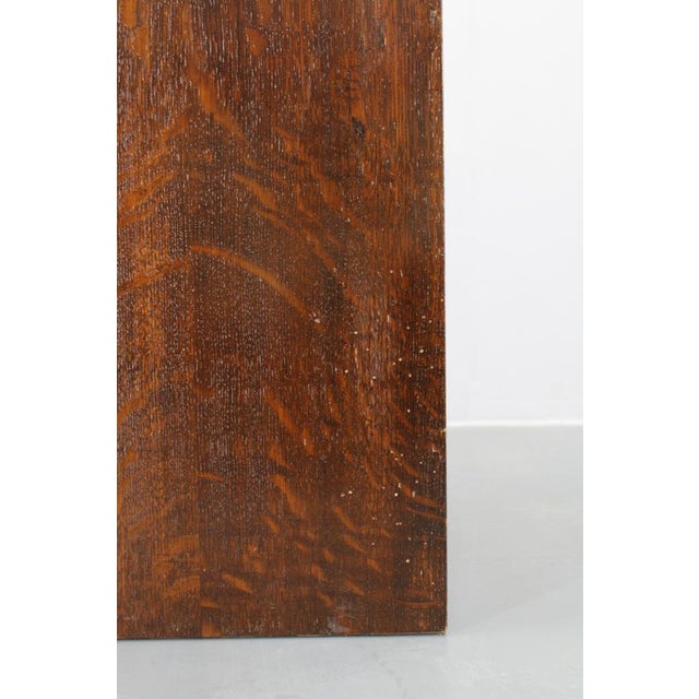 Tambour Office Wooden Cabinet, 1950s For Sale - Image 6 of 18