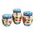 Vintage Capriware Michael’s Orchard Hand-Painted Fruit Canister Set of 3 For Sale