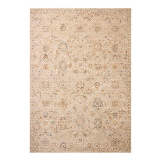 Chris Loves Julia x Loloi Palma Natural / Multi 2'-7" x 12'-0" Runner Rug For Sale
