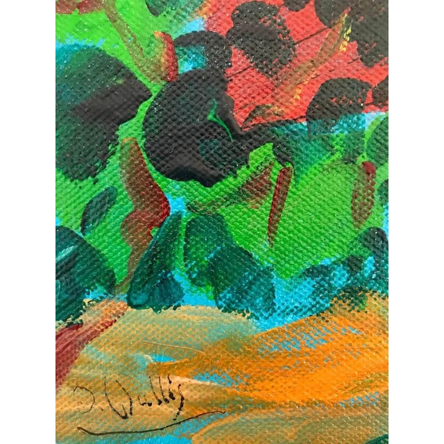 Contemporary Jean Wallis, Le moulin de la galette, 2002, Acrylic on Canvas For Sale - Image 3 of 6