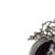 Silver - Gomes silver hanging frame. 20th-century Portuguese frame; circular shape; depicting Our Lady with the Child...