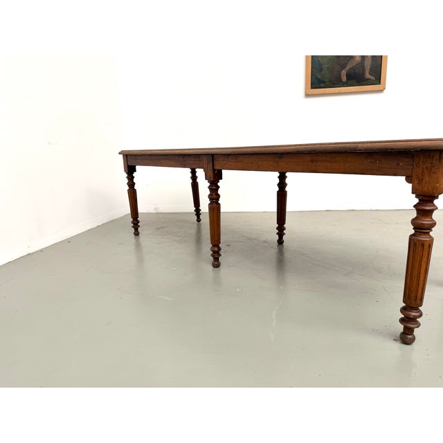 Oak Table with Turned Legs, 1900 For Sale - Image 18 of 18