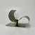 Silver Mid-Century Modern Bent Brushed Steel Wall Lamp, 1970s For Sale - Image 8 of 8
