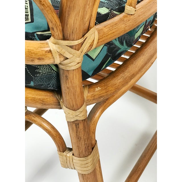 McGuire Rattan Cathedral Chairs, S/4 | Chairish