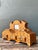 Vintage Handcrafted Matchstick Mantle Clock For Sale - Image 18 of 18