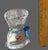 Blue Vintage Murano Fish Inside Bag Blue Ribbon Art Glass Paperweight Trinket Holder Desk Art Original Label For Sale - Image 8 of 11