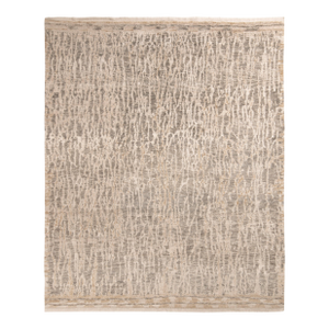 Rug & Kilim’s Modern Rug in All Over Beige, Gray and White Abstract Pattern