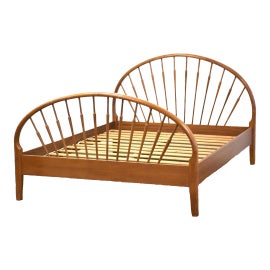 Example of Mid-Century Modern Teak Beds