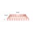 Pink Soho Pink Stripe Tray For Sale - Image 8 of 10