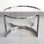Vintage Coffee Table in Brushed Steel and Smoked Glass, 1970s For Sale - Image 12 of 14