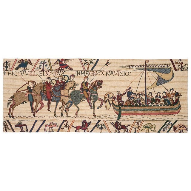 The Bayeux Tapestry is a unique historical record, relating the events leading up to the Norman invasion of England, and...