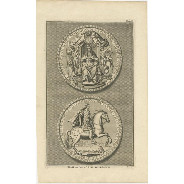 Rapin De Thoyras, Great Seals, 1780, Set of 4 For Sale - Image 4 of 10