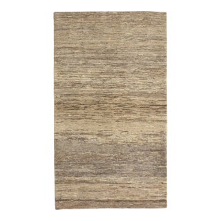 Vintage Hand-Knotted Persian Gabbeh Rug 3'6" X 6'2" For Sale