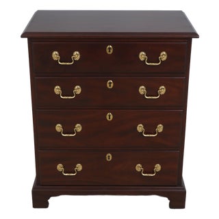 Kittinger 4 Drawer Mahogany Richmond Hill Bachelor Chest For Sale