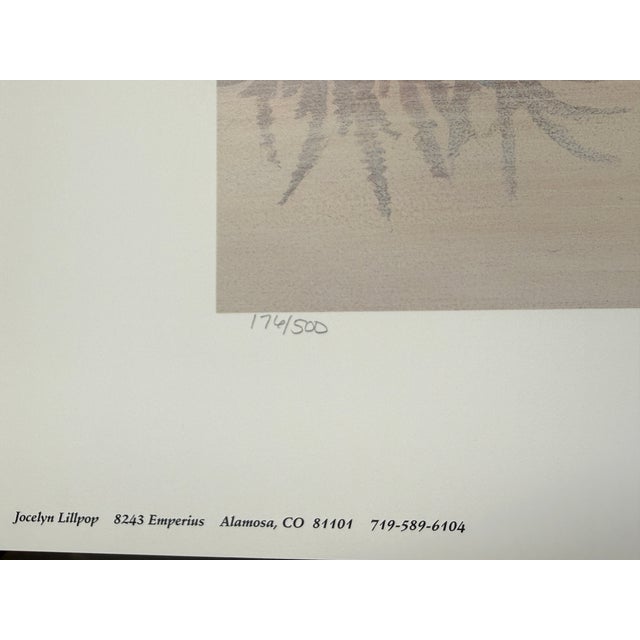 Paper Jocelyn Lillpop Russell Artesain Retreat Signed Numbered American Print Canadian Geese, Alamosa Wildlife Refuge For Sale - Image 7 of 7