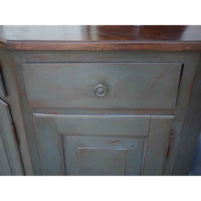 Antique Italian Four-Door Painted Sideboard For Sale - Image 13 of 17