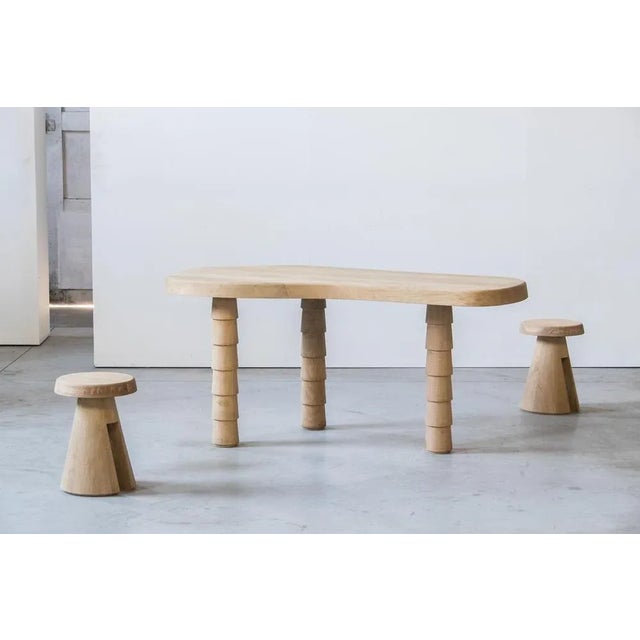 Data Table Oak M by Atelier Thomas Serruys For Sale - Image 9 of 12
