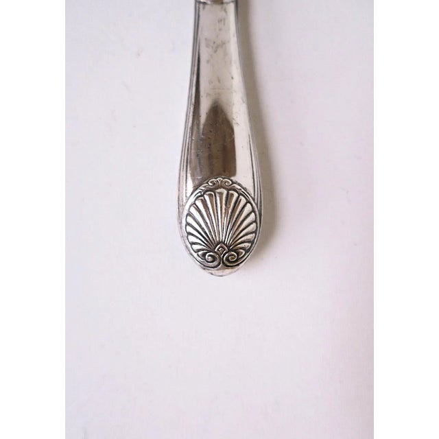 English Sterling Silver Letter Opener Scallop Seashell Design Sheffield For Sale In New York - Image 6 of 13