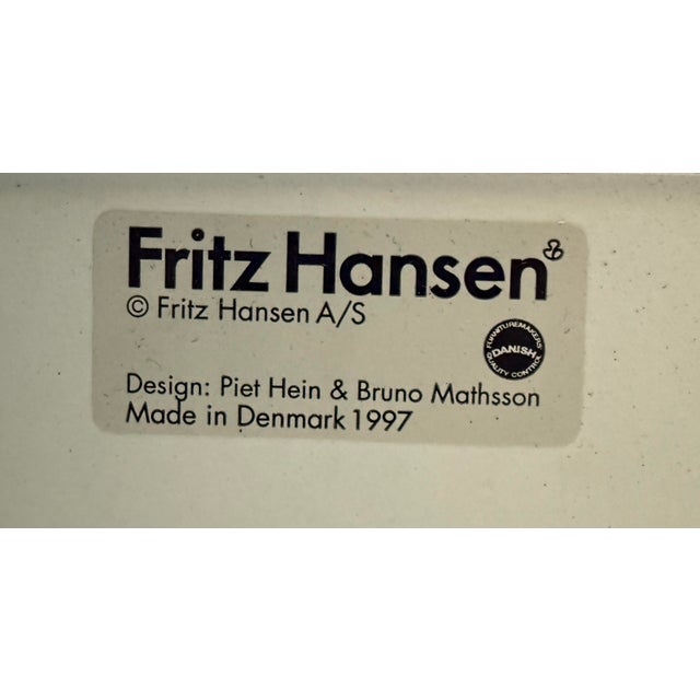 1990s Bruno Mathsson + Piet Hein for Fritz Hansen Super-Ellipse Dining Table, Circa 1975 For Sale - Image 5 of 12