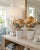 Pair Of Handmade Seashell Coral Coastal Topiaries In White Ceramic Pots Kindly note photo number two (2) is a digital...