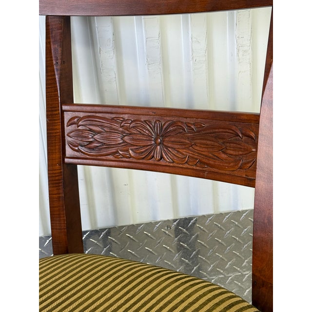 1980s Ethan Allen British Classics Mackenzie Dining Chairs - Set of 8 For Sale - Image 5 of 12