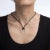Cartier Cartier Hindu Diamond Necklace Estate 18 Karat Gold Black Silk Cord Jewellery For Sale - Image 4 of 4