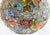 Vintage Tiffany Style Stained Glass Roses Poppies Cabochons Bell Lampshade For Sale - Image 11 of 18