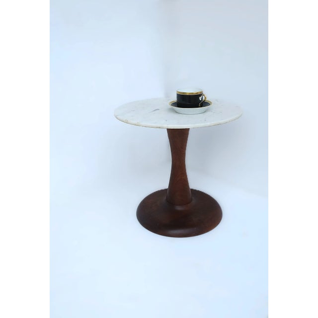Italian Modern Marble Side Drinks Table, Circa Mid-20th Century, Italy For Sale In New York - Image 6 of 13
