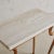 Mid 20th Century Bronze Console Table with Travertine Top, France 20th Century For Sale - Image 5 of 11