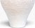 Vintage Postmodern Carved White Plaster Meiping Vase Form Table Lamp With Linen Empire Shade For Sale - Image 11 of 12