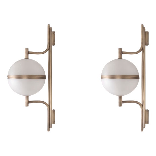 Andros Wall Lamps by Creativemary, Set of 2 For Sale