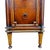 Brown French Neoclassical Style Giltwood Vanity & Upholstered Lyre Back Chair Set For Sale - Image 8 of 18