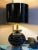 Metal Black Murano Glass Table Lamp, Italy, 1970s For Sale - Image 7 of 13