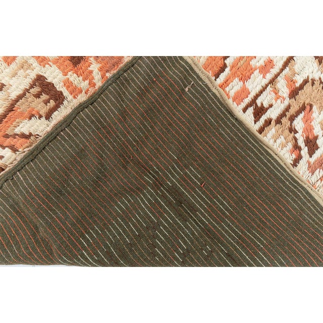 Swedish Rya Rug by Impi Sotavalta Doris Leslie Blau Collection Size: 4'5" × 5'9" (134 × 175 cm) This vibrant vintage...