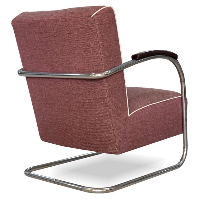 Bauhaus Vintage Bauhaus Chrome Chair from Kovona, 1930s For Sale - Image 3 of 7
