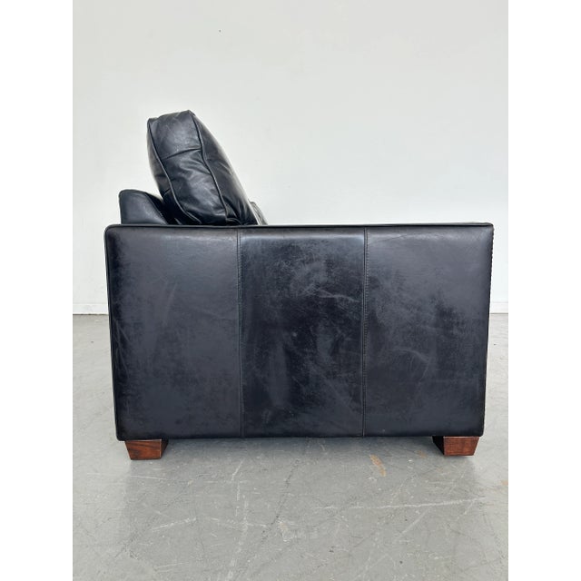 Contemporary Four Hands Larkin Leather Sofa For Sale - Image 3 of 10