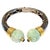 Bochic "Orient" Vintage Bangle Set 18K Gold & Silver with Vintage Carved Jade For Sale - Image 15 of 18