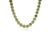 Sterling Silver Green Peridot Birthstone Tennis Necklace for Womens For Sale - Image 9 of 12