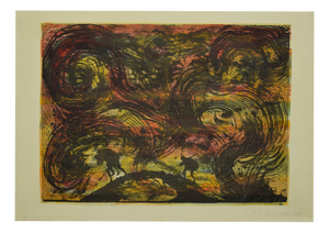 Eugene Berman, Escape from Troy, Lithograph, 1960s