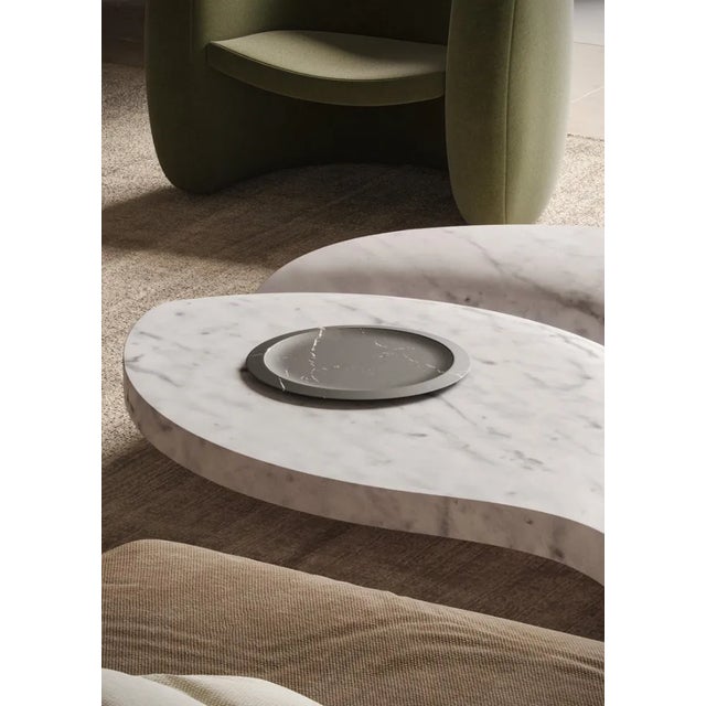 Not Yet Made - Made To Order Modern Handcrafted Plate in Italian Marble by Ivan Colominas For Sale - Image 5 of 7