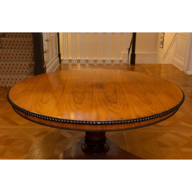 Traditional Vintage Regency Mahogany Center Hall or Breakfast Table For Sale - Image 3 of 12
