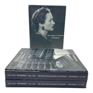 The Duke and Duchess of Windsor Auction Sothebys Books Catalogs in Slipcase Box