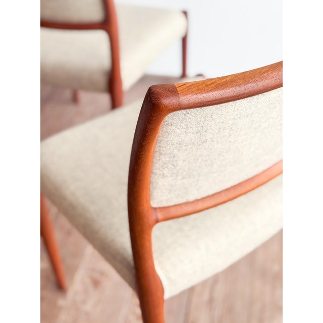 Dining Room Chairs by Niels O. Møller for J.L. Mollers, Set of 8 For Sale - Image 10 of 14