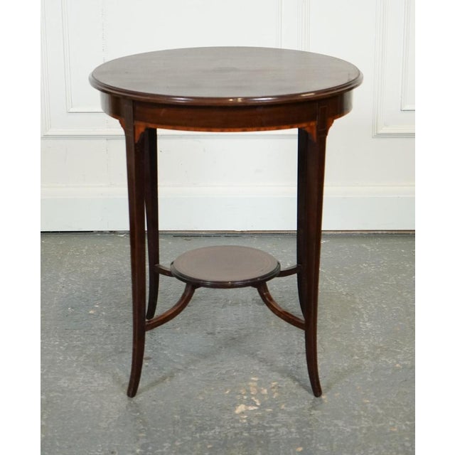 Edwardian Side End Wine Lamp Table For Sale - Image 4 of 13