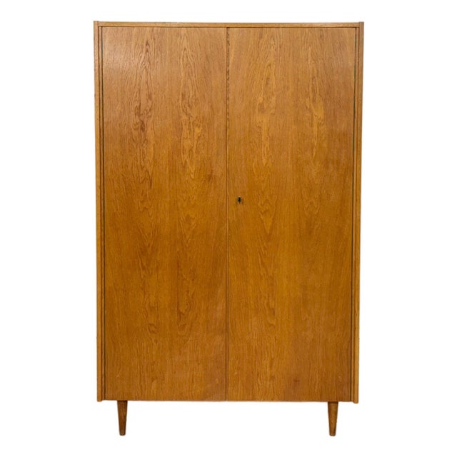 Mid-Century Wardrobe in Oak & Pine, 1960s For Sale