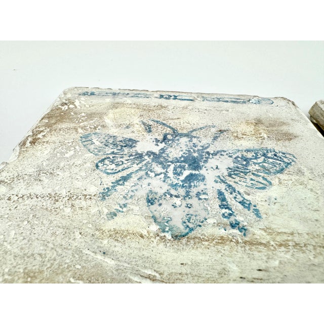 These vintage Italian tiles from Selci Del Montefeliro are as functional as they are artistic, designed to be used as hot...