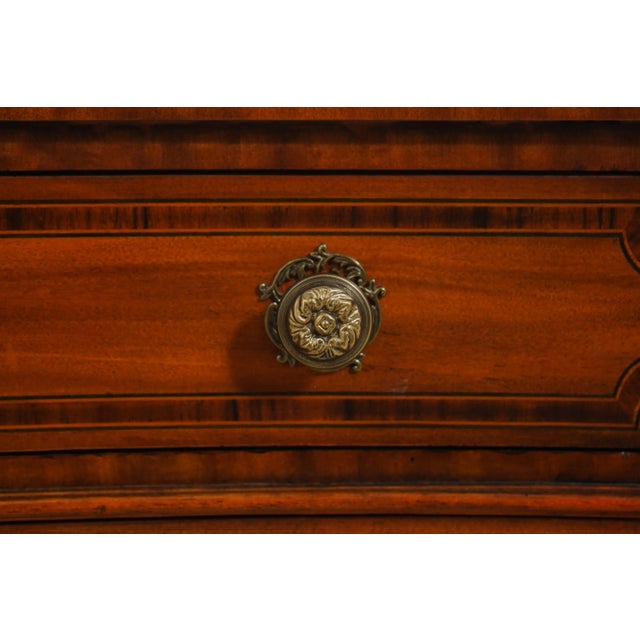 Maitland Smith Adams Style Satinwood Console Cabinet For Sale - Image 10 of 18