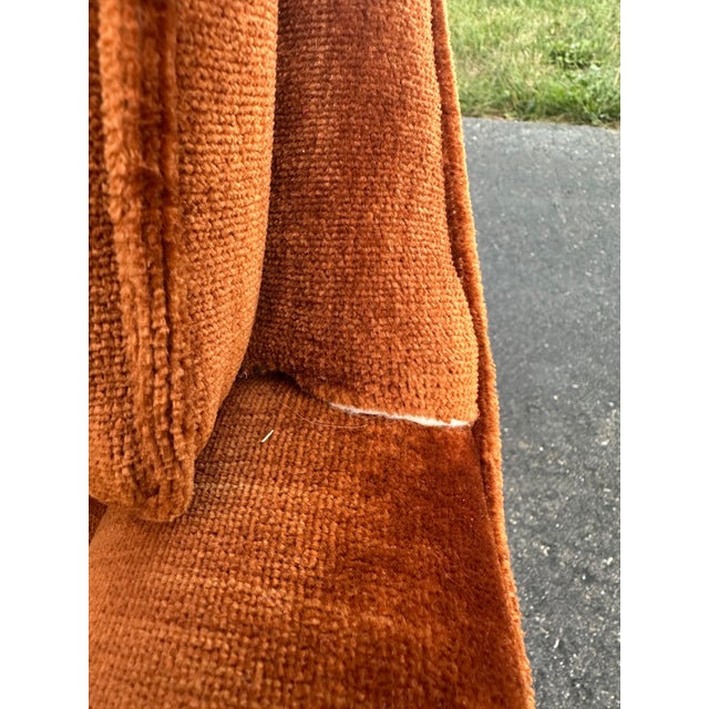 Pair of Vintage 1970s Swivel Rocker Chairs - Bronze Tufted Velvet (Kroehler/Middletown) For Sale - Image 16 of 17