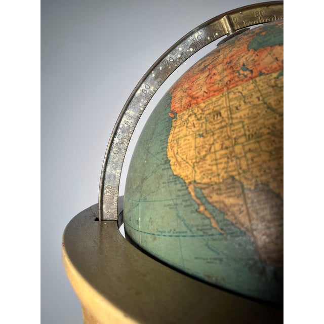 Mid 20th Century Mid Century Rand McNally Globe by Edward Wormley / Dunbar For Sale - Image 5 of 9